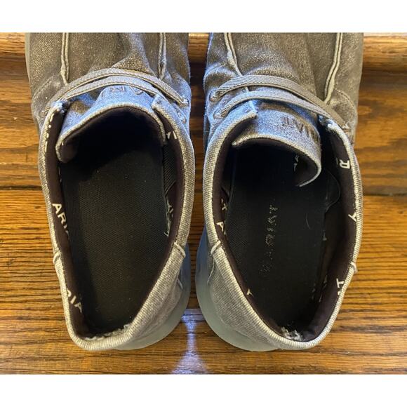 Ariat HiLo Brown Bomber Men’s 10.5 D Moccasin Shoes Brown Slip Ons main image 5